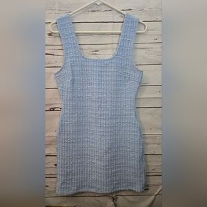 Heyson Blue Textured Women's Dress